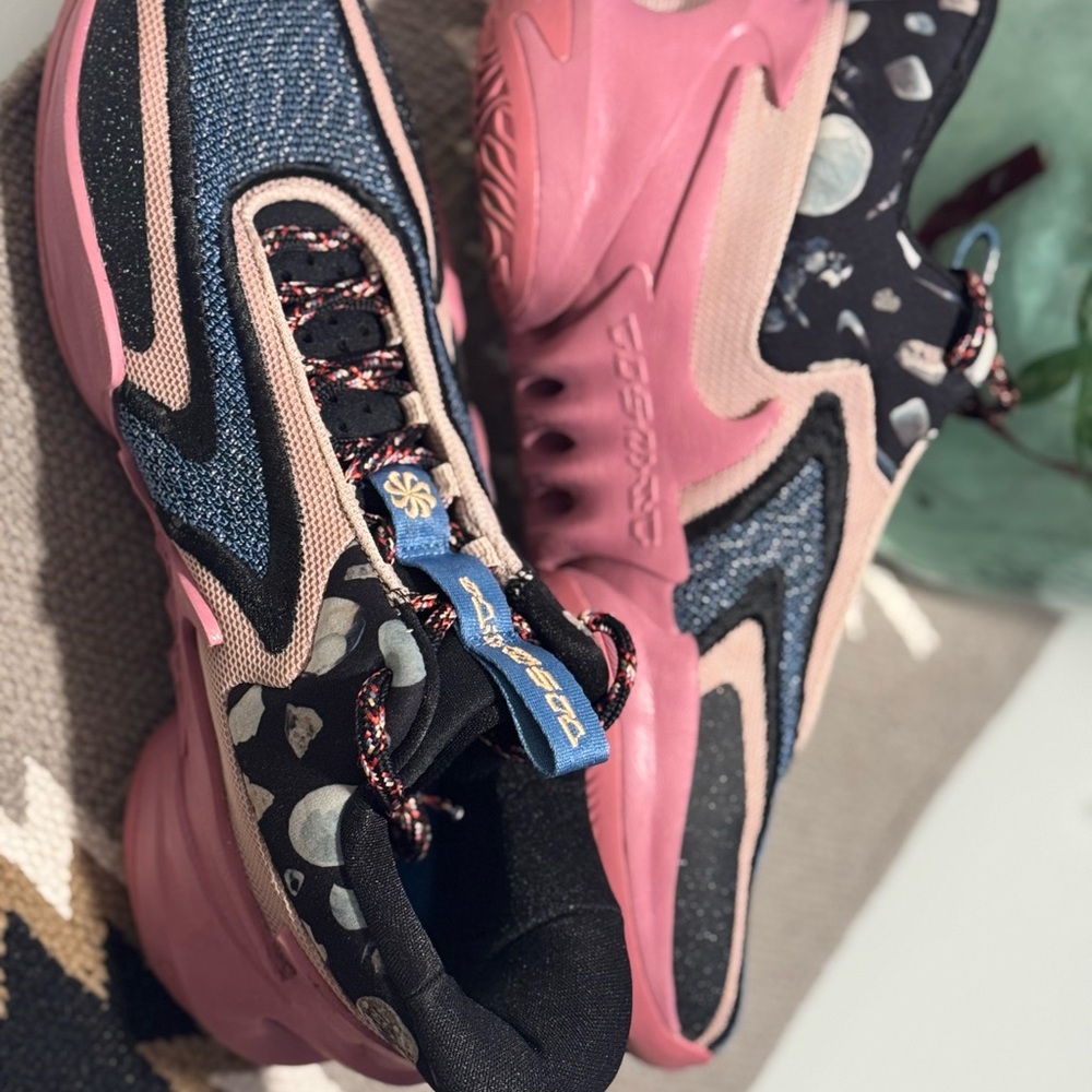 Nike Pink Athletic Shoes with Chunky Foam Midsole and Modern Design